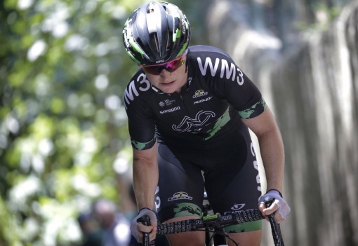 Geluk niet aan Laurens zijde in voorlaatste etappe