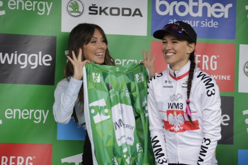 Kasia retains the green leader’s jersey 