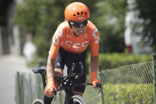 Ashleigh Moolman-Pasio for the fifth time South African time trial champion