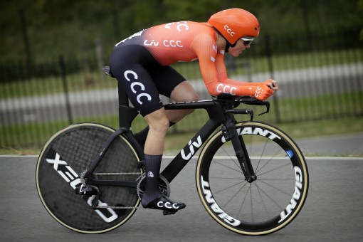 Riejanne klokt snelste tijd van CCC-Liv in proloog Boels Ladies Tour 