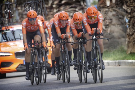 CCC-Liv opens Giro Rosa with seventh fastest time in the team time trial