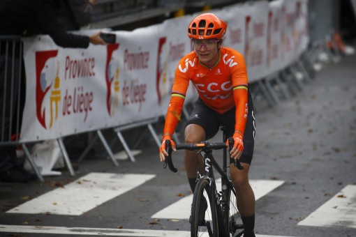 Marianne Vos just about misses to the podium in Liège-Bastogne-Liège