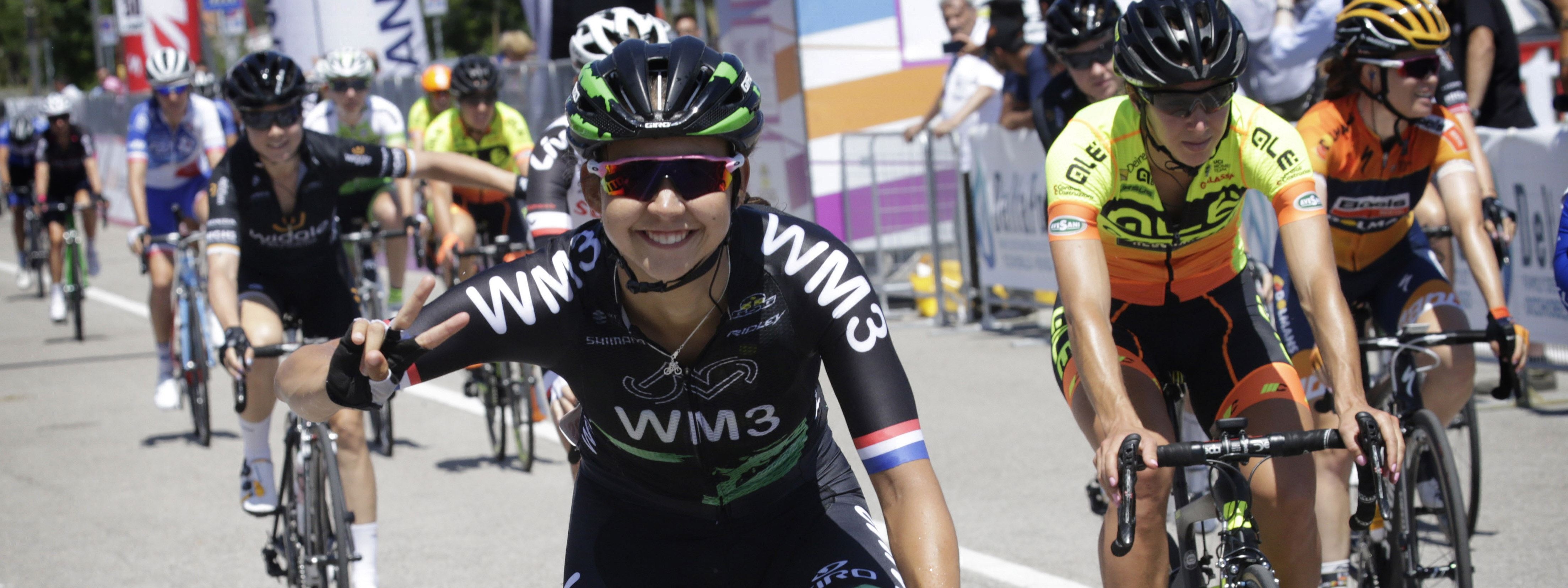 Anouska Koster shows her good shape 