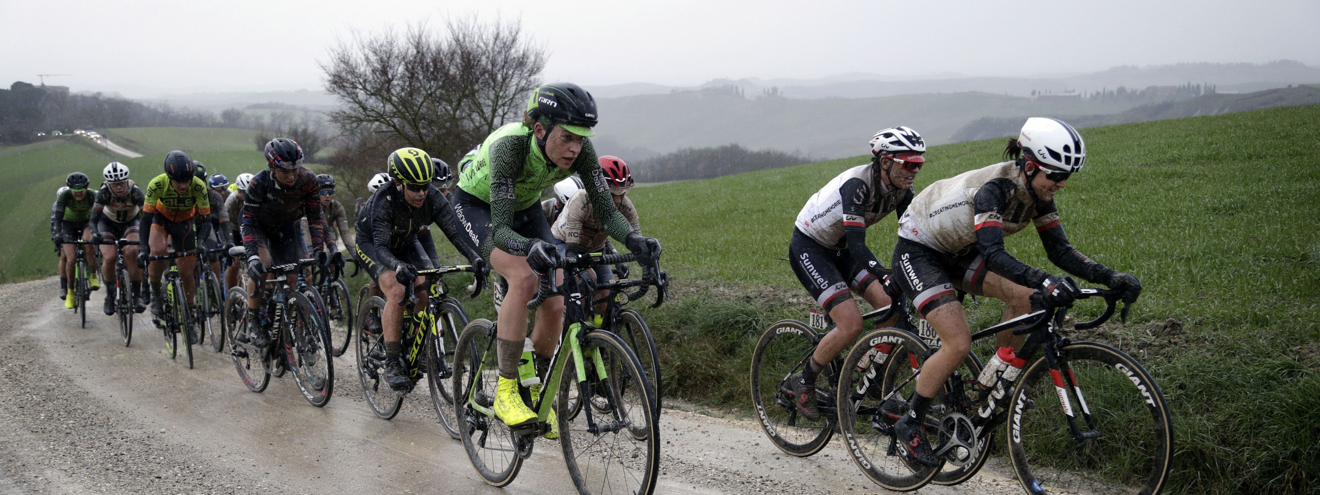 A satisfied feeling prevails after the Strade Bianche