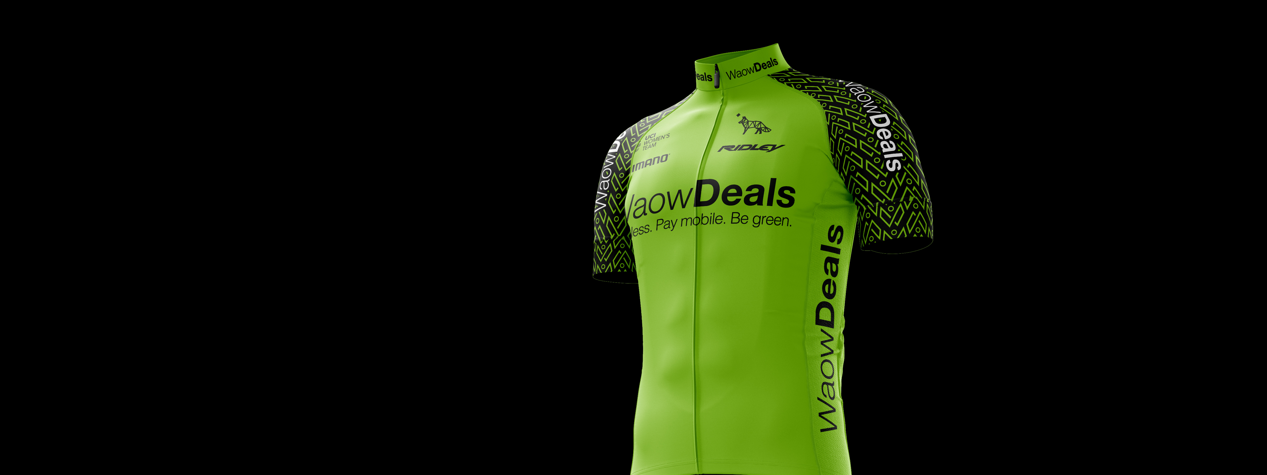 This is the new WaowDeals Pro Cycling’s jersey